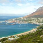 Cape Town Afrika Selatan Gunung Meja Dan Pemandangan Pantai Yang Menakjubkan