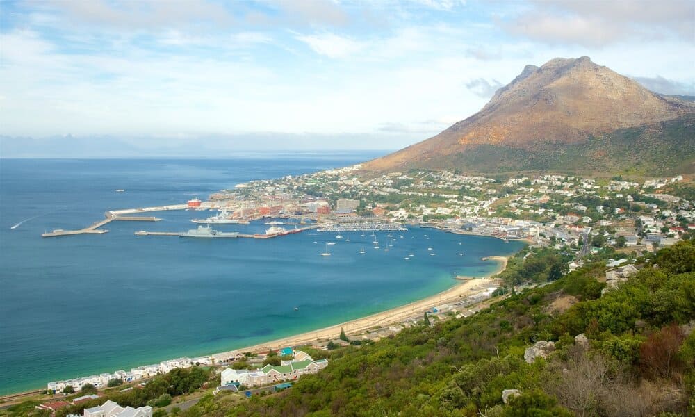 Cape Town Afrika Selatan Gunung Meja Dan Pemandangan Pantai Yang Menakjubkan