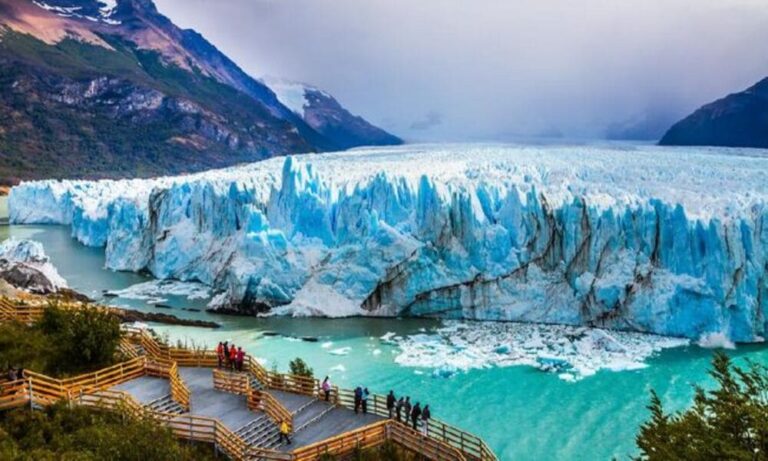 Patagonia Argentina Dan Chili Pemandangan Alam Gletser Dan Pegunungan